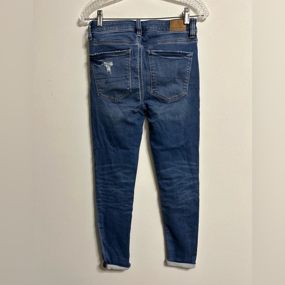 American Eagle Ripped Hi Rise Jeggings - Picture 2 of 4